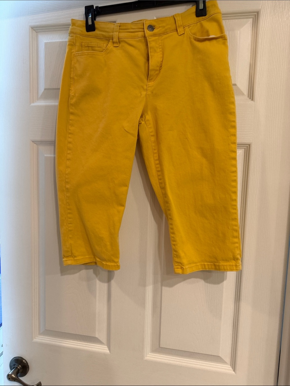 Chaps Yellow Women's Jean Shorts
